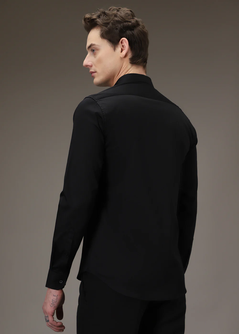 Beeclub Needle Work Black Designer Shirt - Image 6