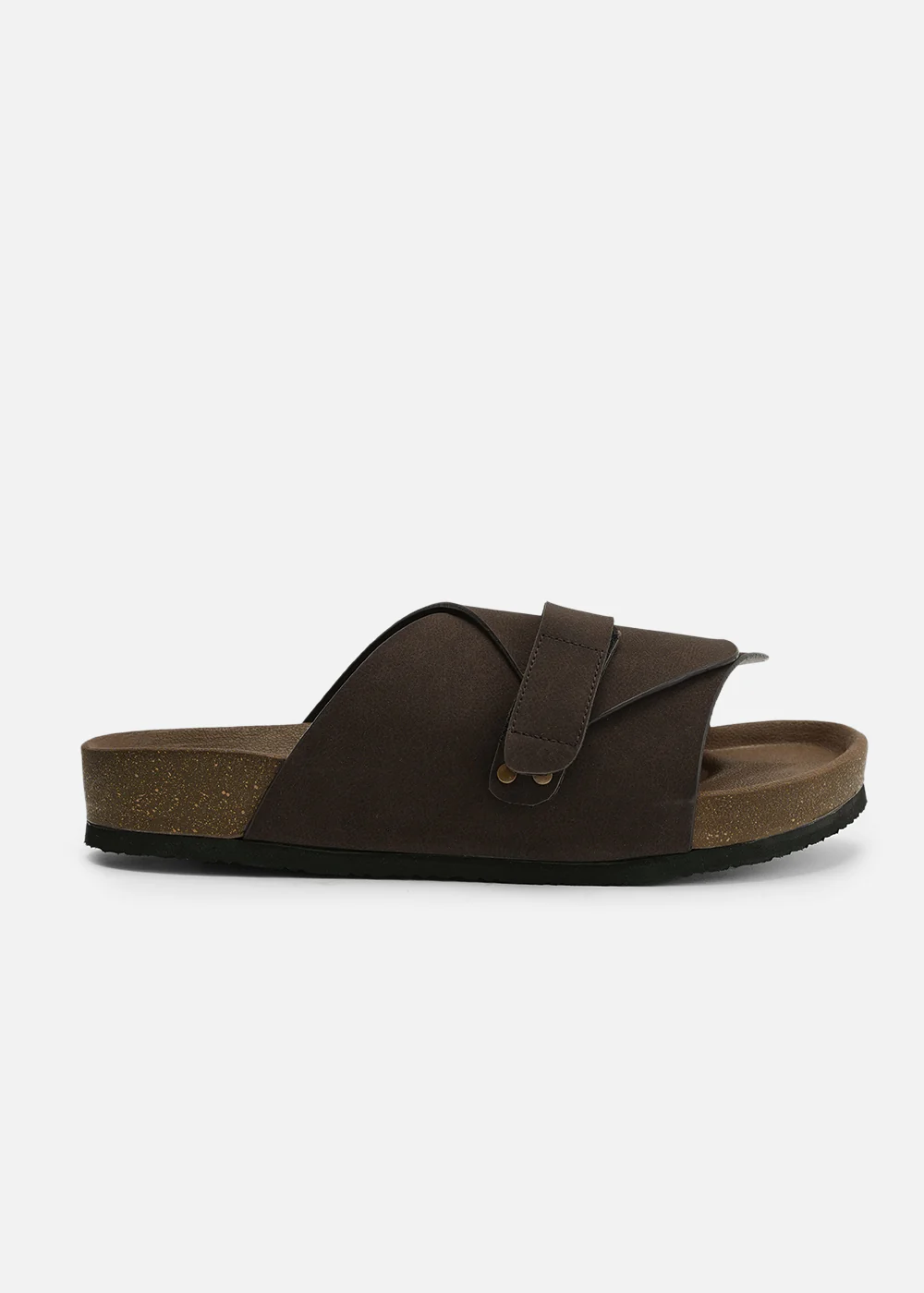 Brown Classic Cross-Over Sandals