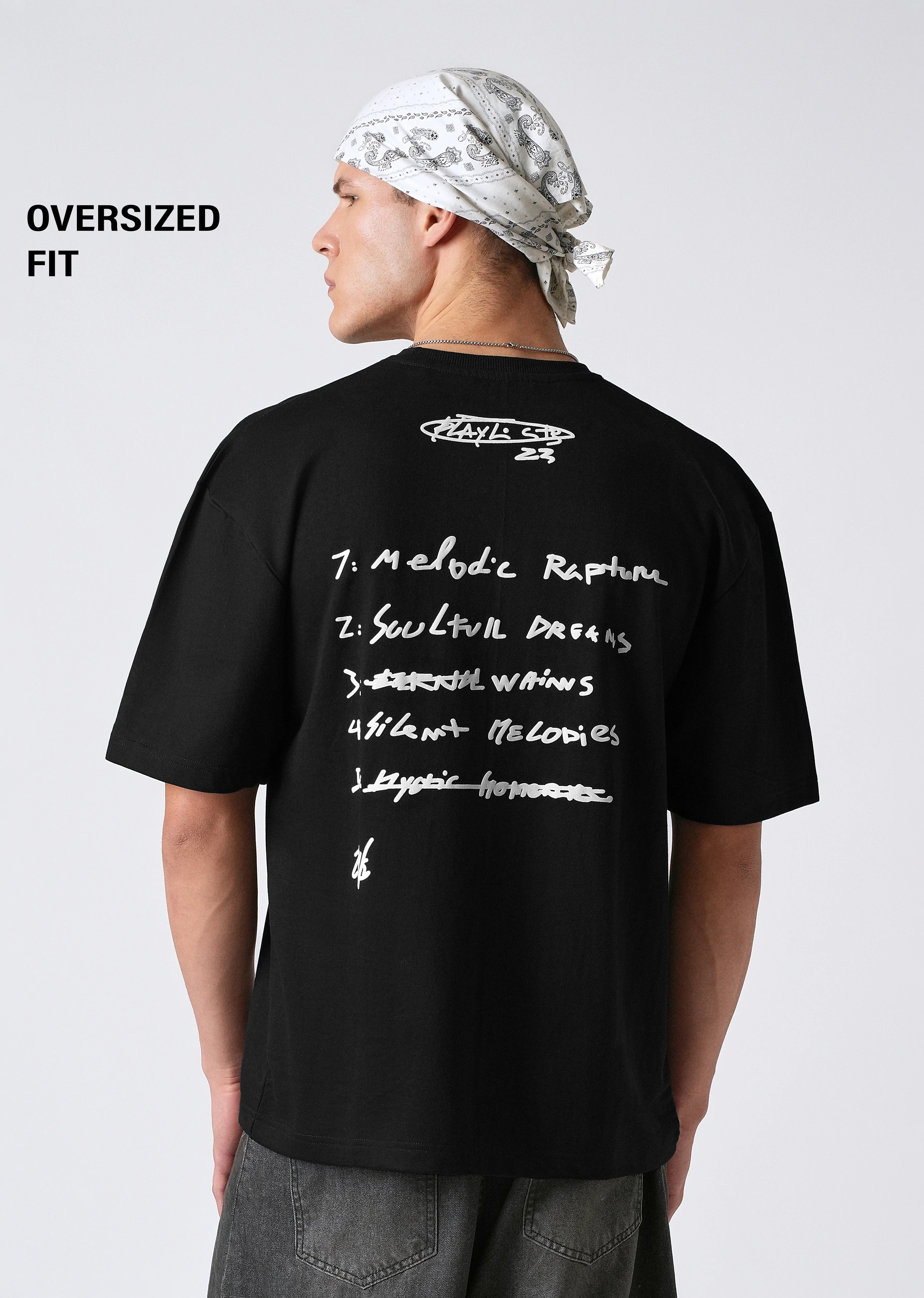 Charcoal Black Oversized T-shirt