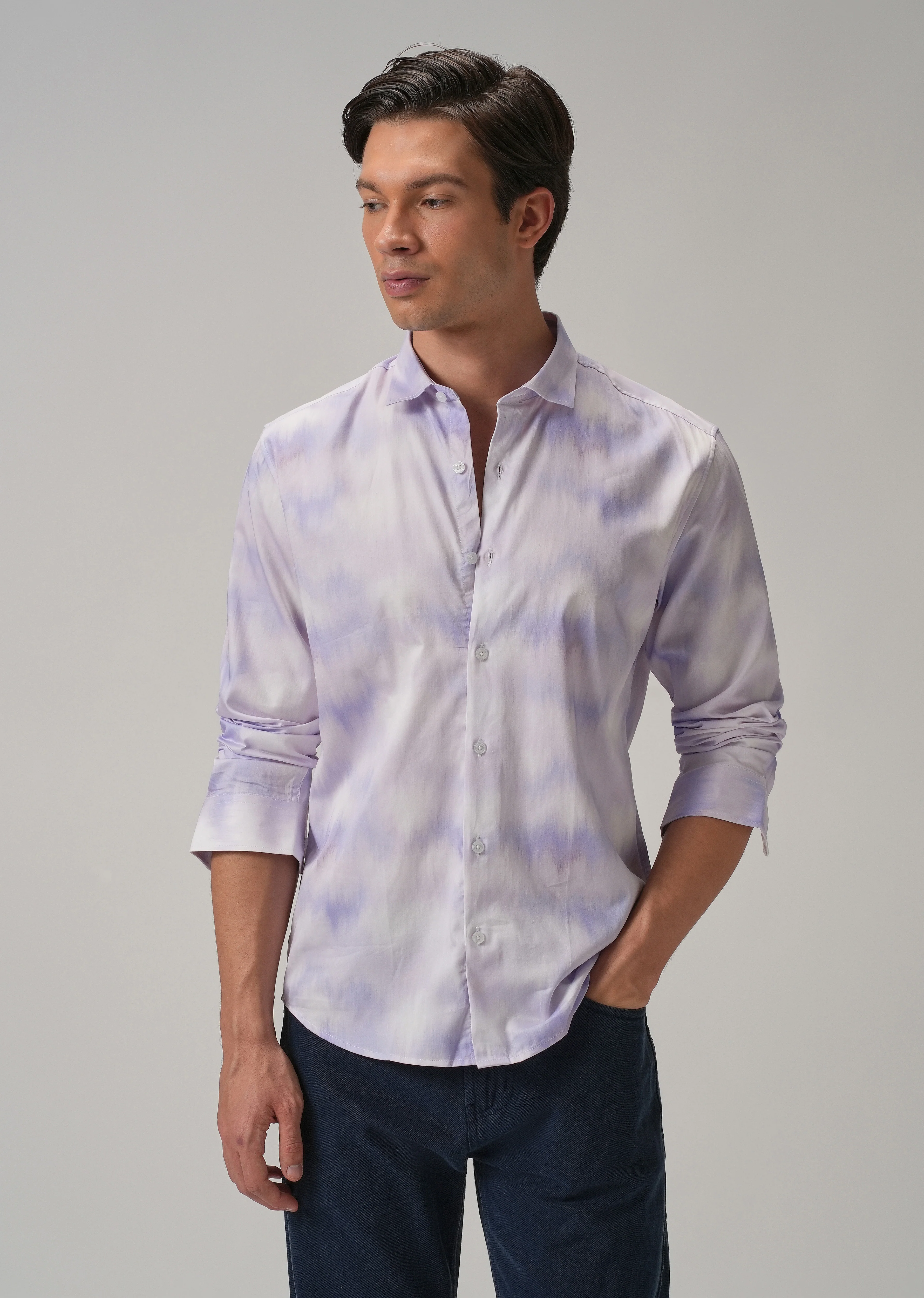 Purple Soft Hued Shirt